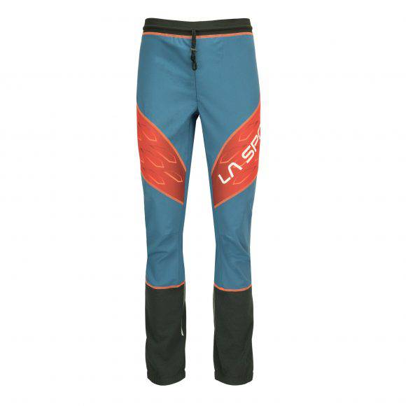 Il modello nei colori blu e arancio