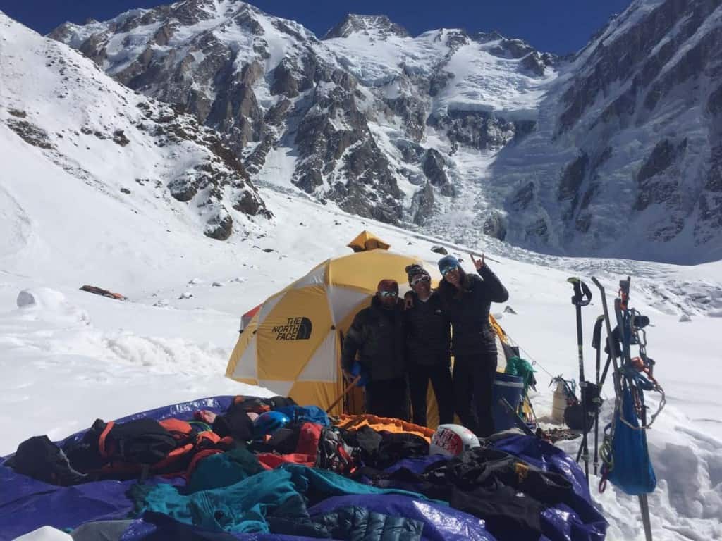 Il campo base della spedizione invernale al Nanga Parbat