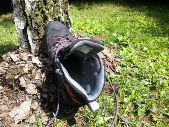 Visione dell'interno dello scarpone da hiking ed escursionismo Garmont RAMBLER GTX® WMS