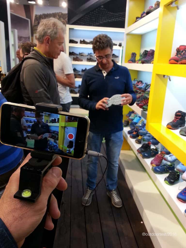 Gianluca Farinazzo illustra le novità di casa Lowa