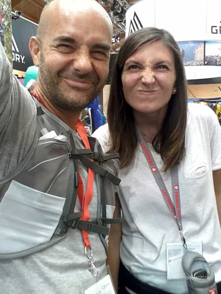 Riccardo Stacchini e Letizia Ortalli (testatrice Outdoortest)