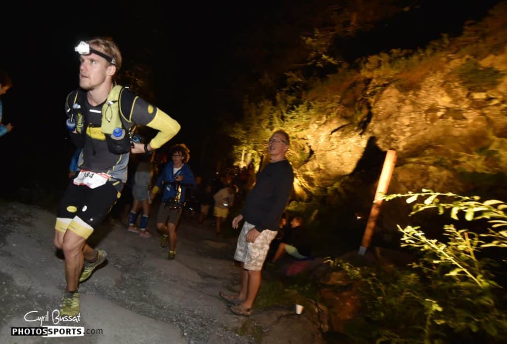 Ultra Trail du Mont Blanc 2016 in notturna