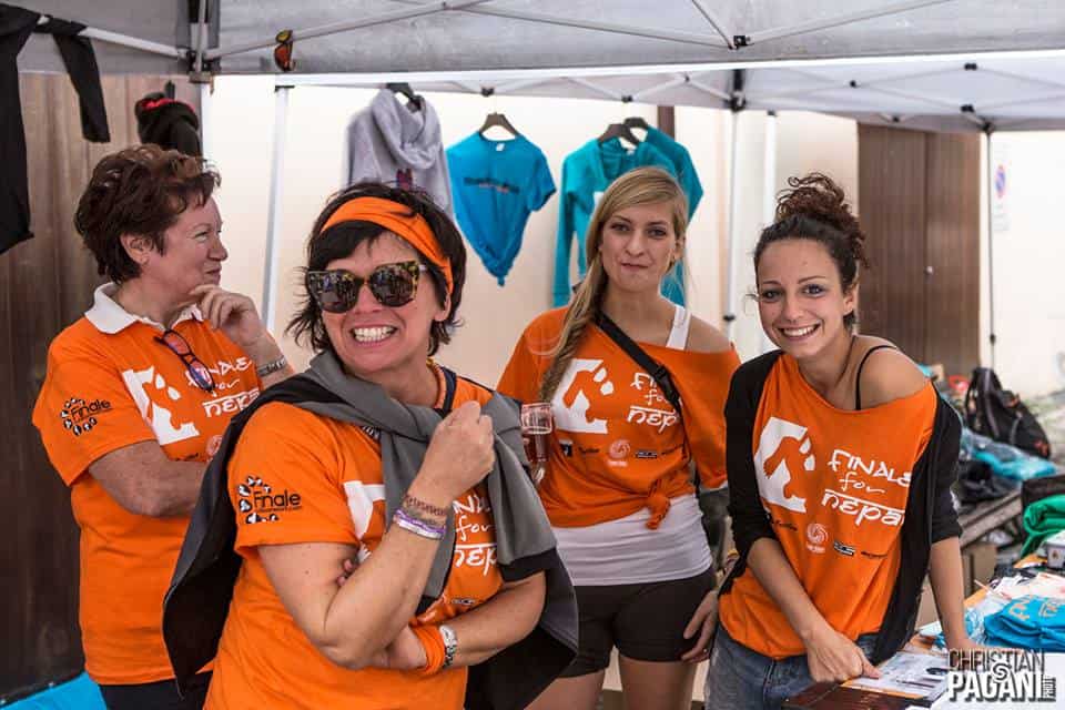 Volontari della manifestazione