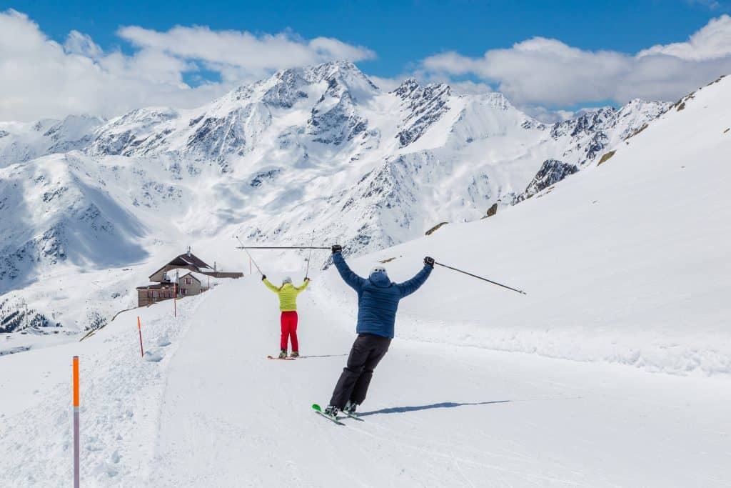 Piste blu e rosse, ik paradiso dello sciatore in evoluzione. Ph: Schnalstal Peter Santer.