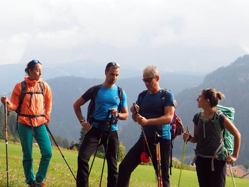 Sopra Ortisei i test materiali estivi