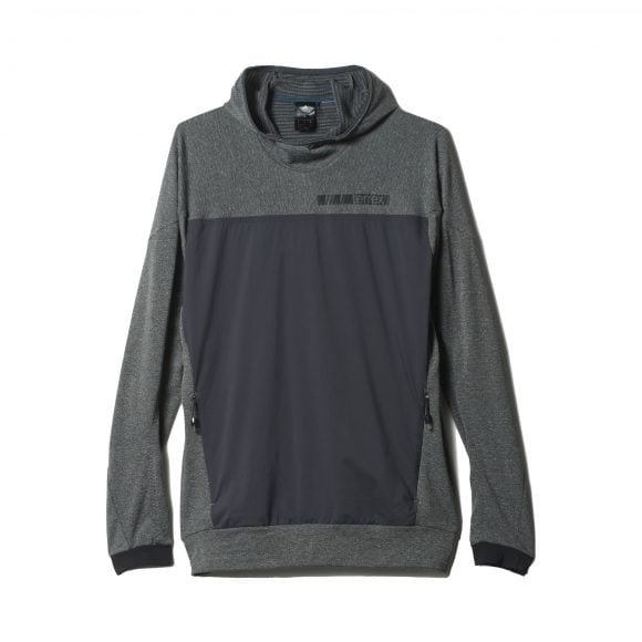 La felpa di Adidas con cappuccio Terrex solo wool