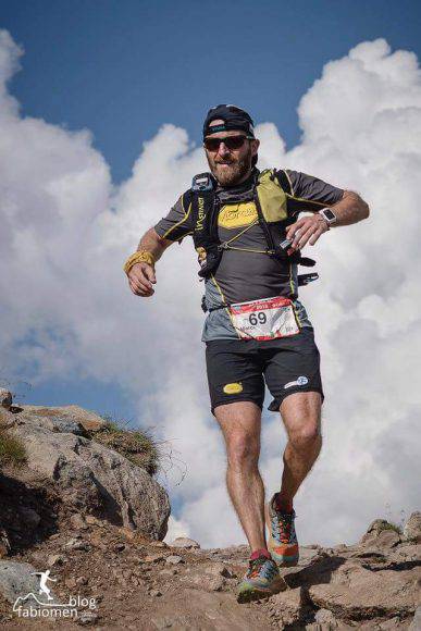 Marco Zanchi corridore di ultra trail nel team Vibram