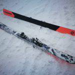 Dettaglio della soletta dello sci Blizzard Rustler 10