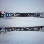 Dettaglio dello sci Blizzard Quattro RS in pista