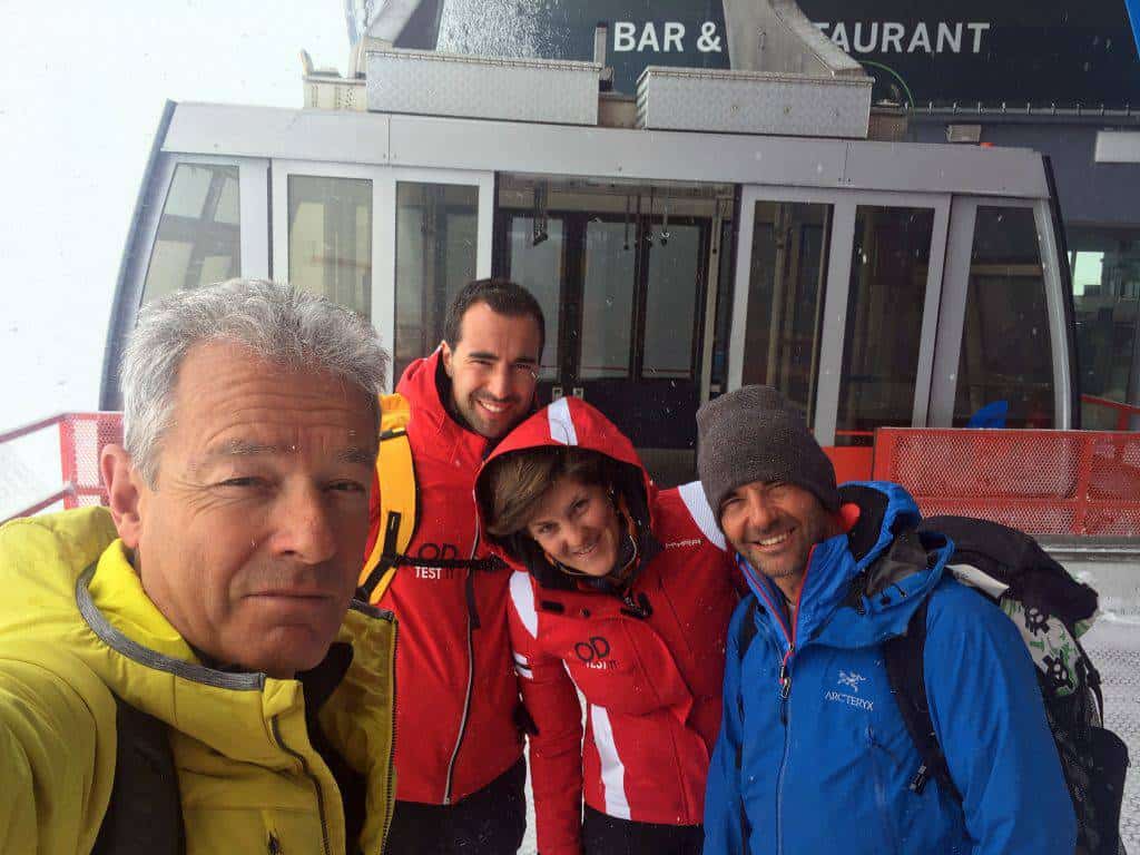 Pronti per affrontare il ghiacciaio della Val Senakles