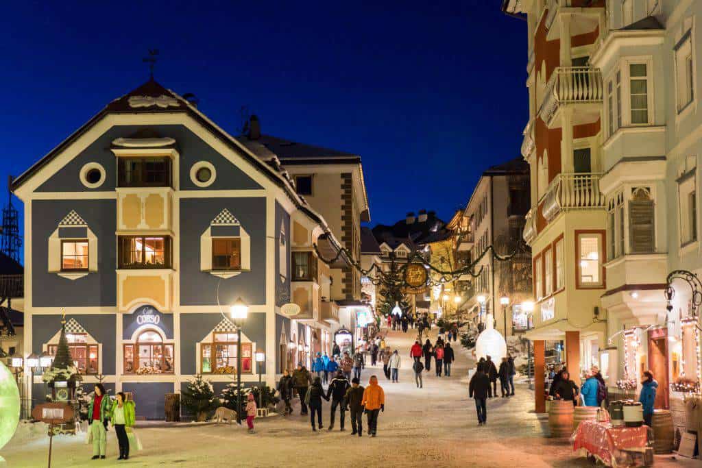 Scatto invernale a Ortisei. Val Gardena-Gröden Marketing/www.valgardena.it