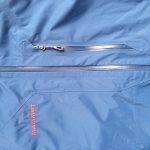 Mammut Kento HS, particolare delle zip
