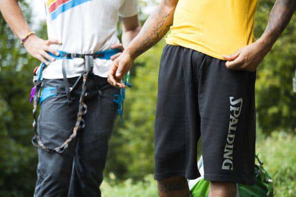 La Sportiva e Dolomiti Energia Trentino, Luca Lechthaler e Beto Gomes @Matteo-Pavana