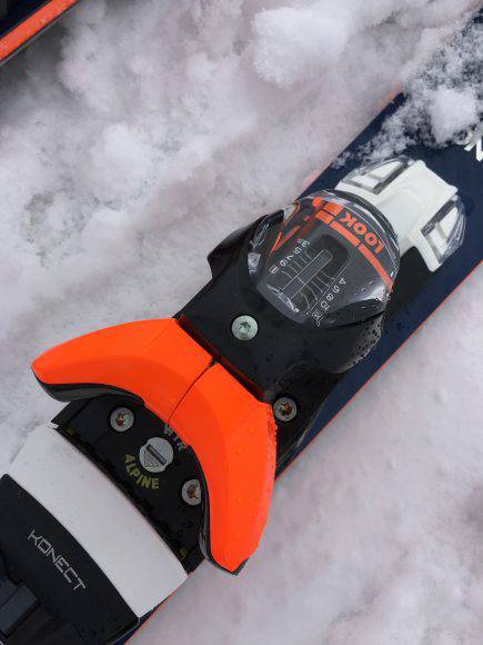 Attacco LOOK NX 12 Konect molto pratico da regolare che porta fino a 12 di Din