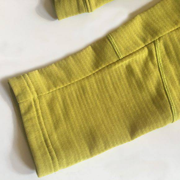 Salewa Pedroc baselayer sagomatura polsini