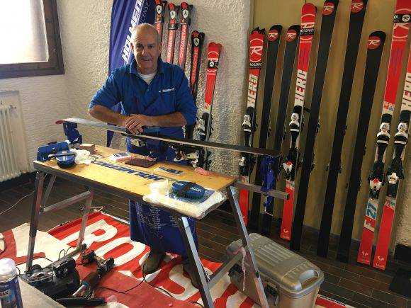 Nando Ceinini, esperto Holmenkol, skiman di Coppa del Mondo