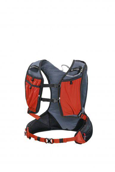 Il dorso dello zaino Ferrino Dry-Run 12, per trail running