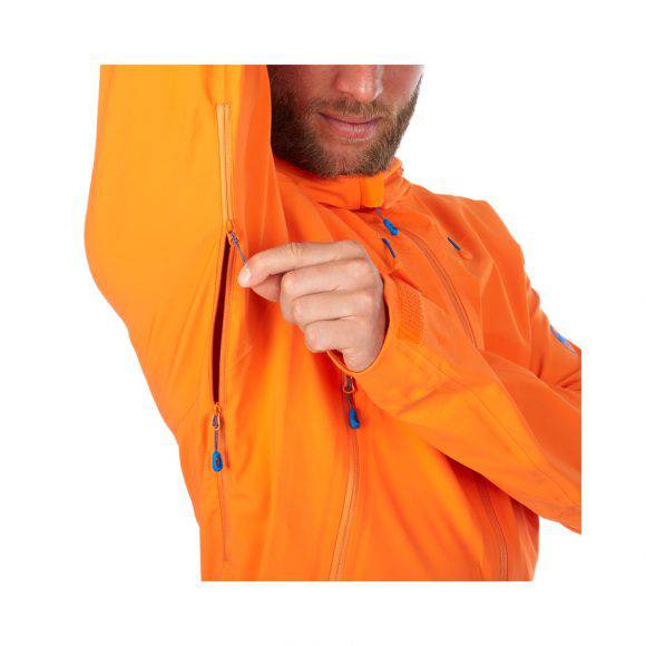 La presa di aerazione sotto ascella della giacca Mammut Ultimate Eisfeld SO Hooded