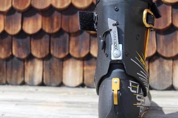 Scarpone La Sportiva Solar - Dettaglio posteriore swinglock aperto