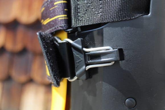 Scarpone LA Sportiva Solar - Dettaglio chiusura Scarpone La Sportiva Solar - Dettaglio chiusura superiore