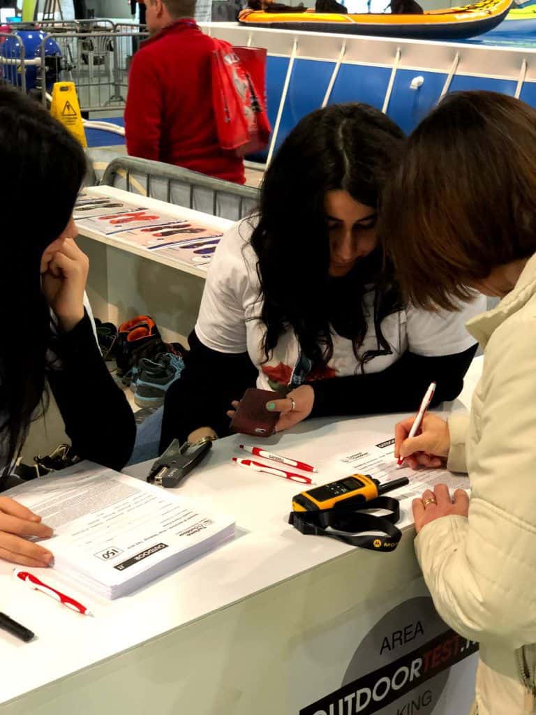 T&O Turismo e Outdoor Festival a Fiere di Parma, edizione 2018. Il banco reception