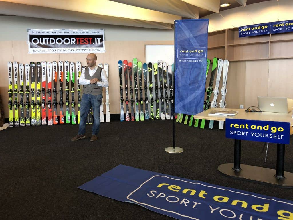 Best of Test 2018 by Rentandgo in Val Senenals, Stefano Silvestri Head illustra i prodotti