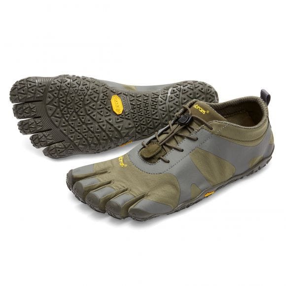 Vibram Fivefingers V_ALPHA, calzatura sensibile per off-road, colore Military/Dark Grey