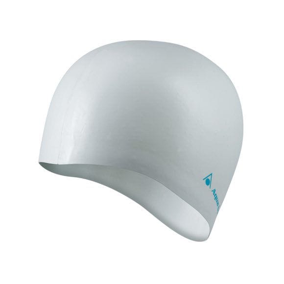 Aqua Sphere Classic Silicone, cuffia da nuoto in acque libere, colore White