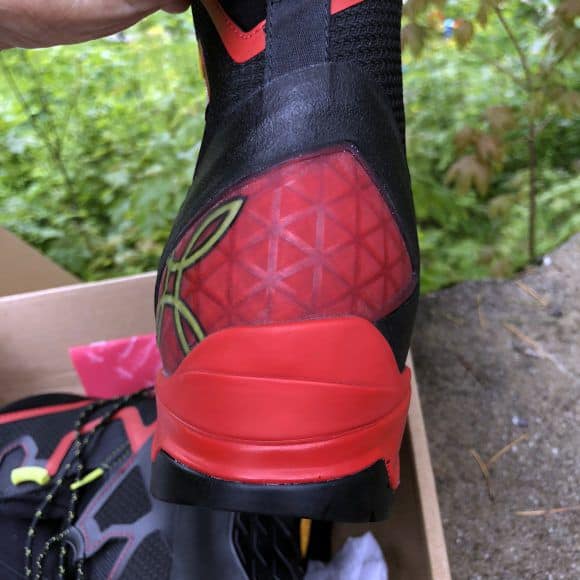 Montura Supervertigo Gtx, la conchiglia protettiva al tallone