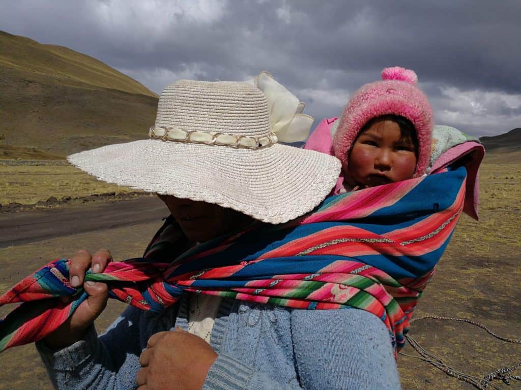 Una donna e la sua bambina