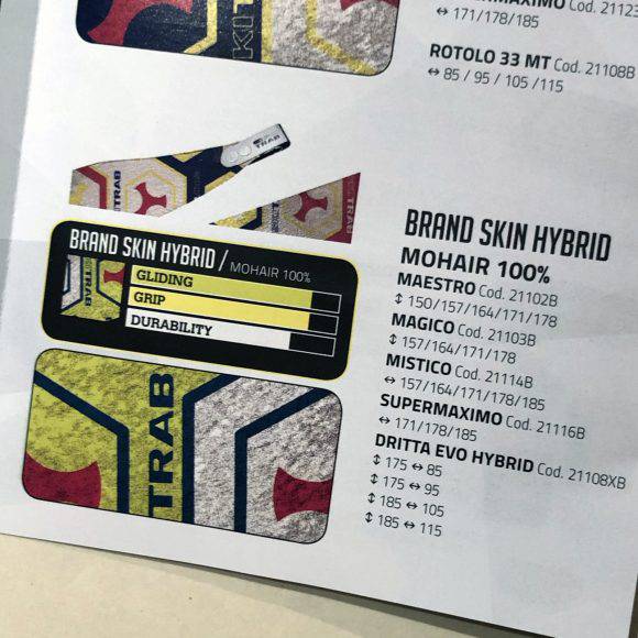Ski Trab Hybrid skin, informazioni sulle pelli