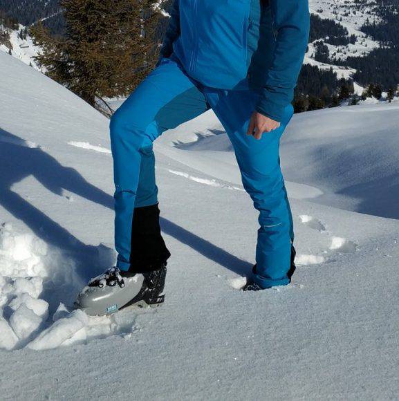 Superficie anteriore dei Vaude Larice Pants III