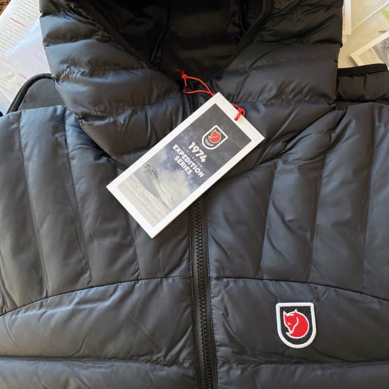 Fjällräven Expedition Lätt Hoodie, versione uomo in nero