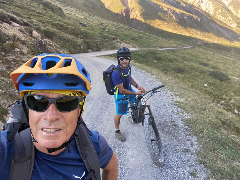 Alfredo Tradati, E-mtb a Livigno, settembre 2020