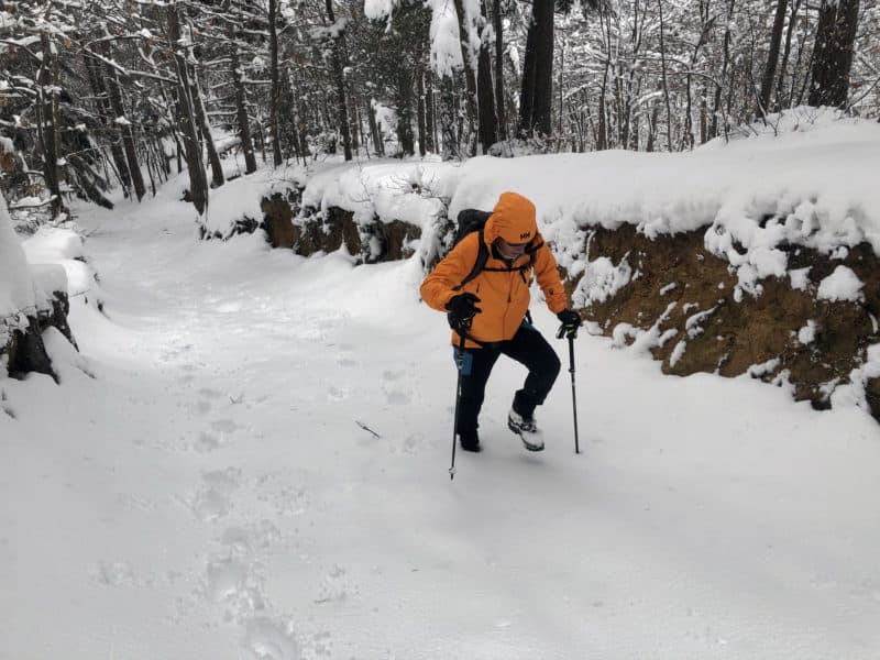 Alfredo Tradati, camminata invernale a Bardineto (Sv), gennaio 21