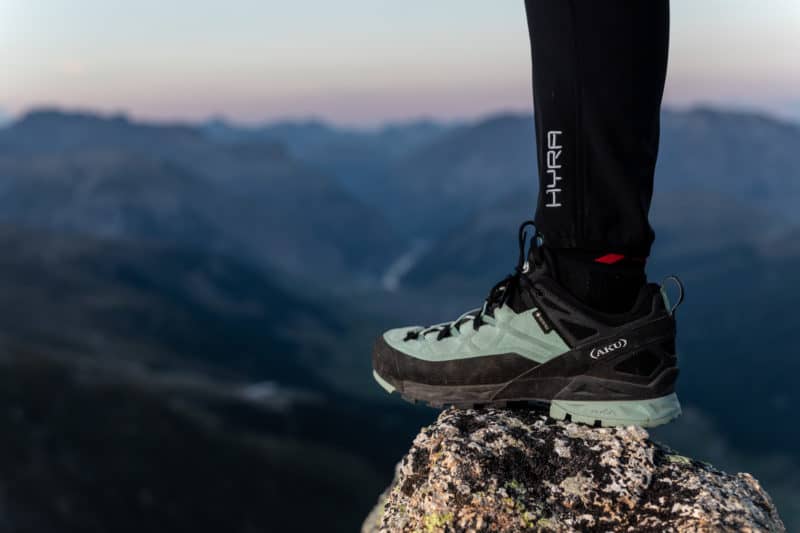 Aku Rock DFS GTX in azione a Livigno durante i nostri test