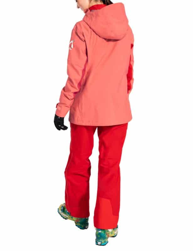 Vaude Back Bowl giacca da donna, indossato posteriore