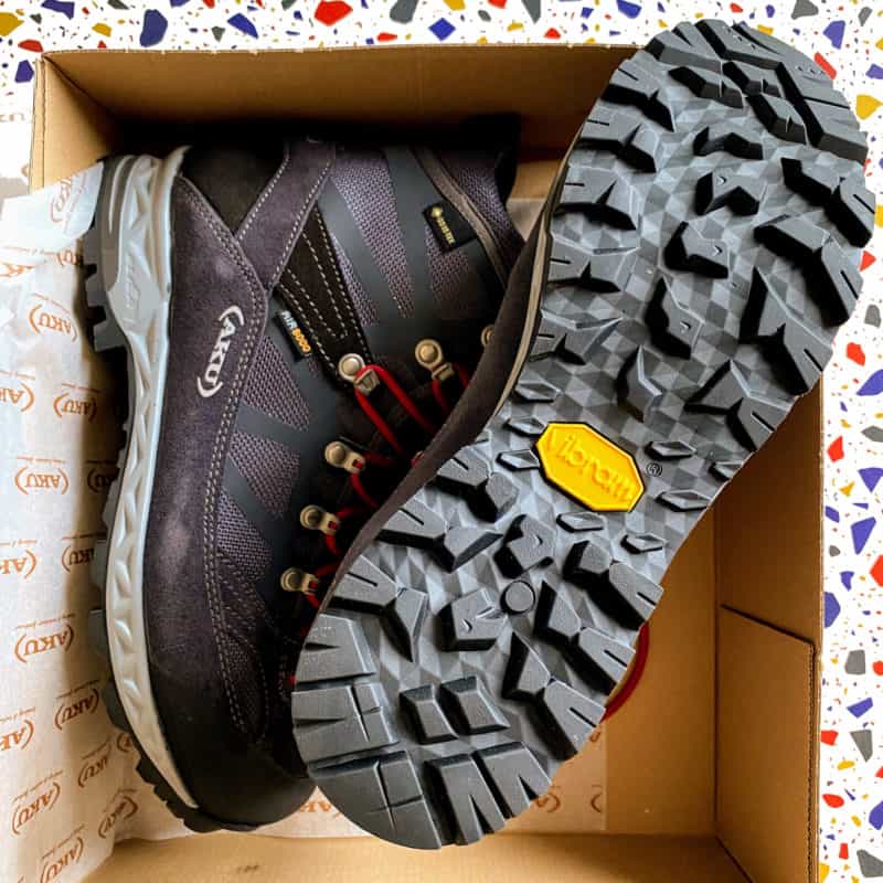 AKU Trekker Pro GTX battostrada Vibram Curcuma