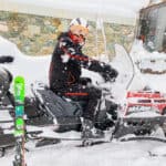 Nordica HF Elite Heat con suola Michelin, in motoslitta