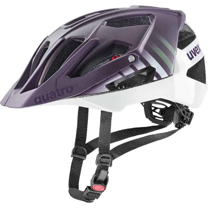 Uvex Quatro CC, casco da mountain bike, in versione viola e bianco