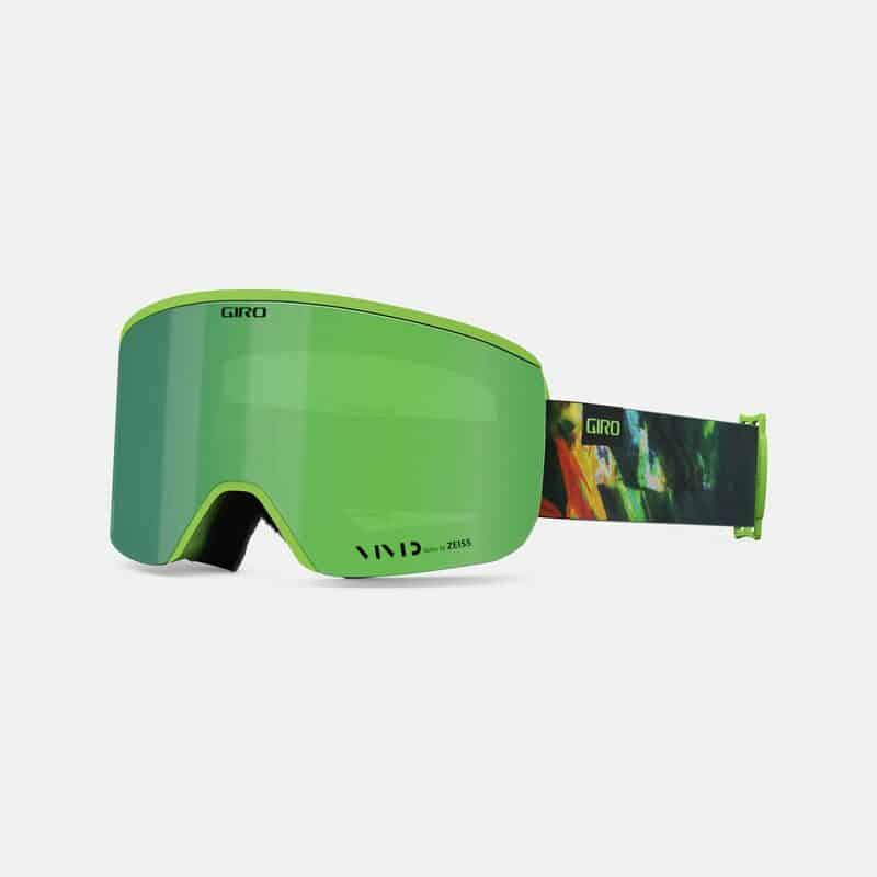 Giro Axis, maschera da sci e snowboard colore green data mosh
