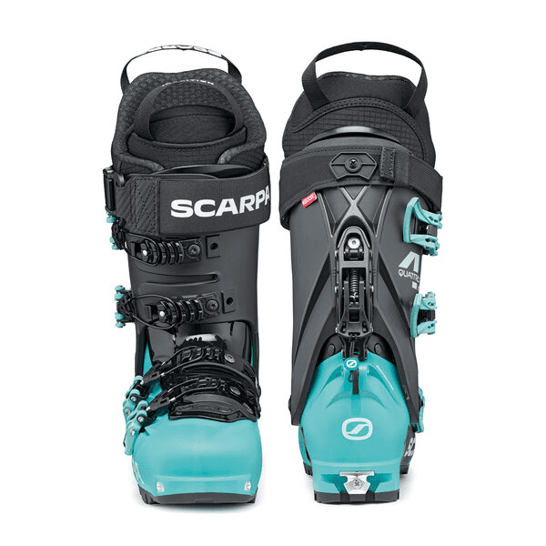 SCARPA 4-QUATTRO XT WOMAN, Pista e sci alpinismo al top (vista frontale)