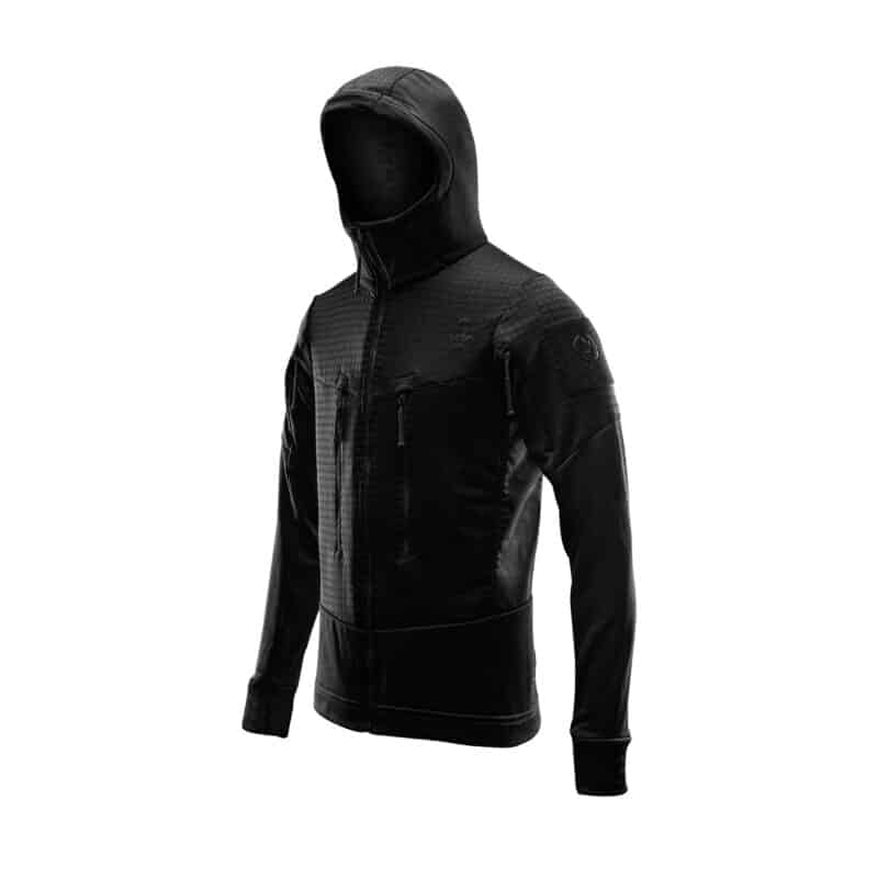 Alpine, giacca multisport in tessuto Polartec, vista tre quarti