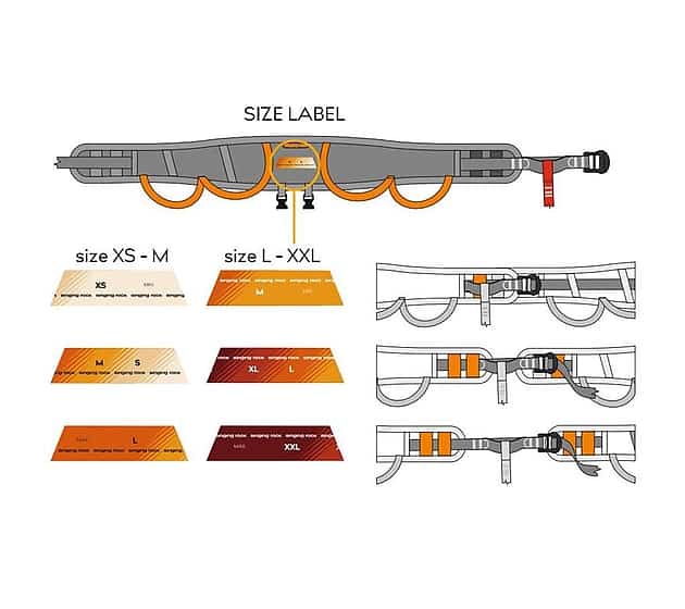 Singing Rock Versa II regolazioni