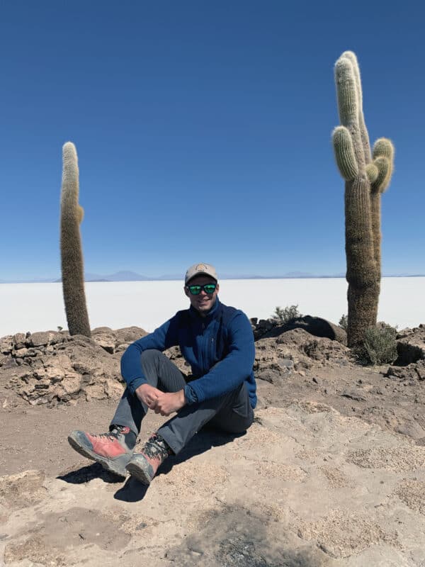 Lorenzo Diaferia in viaggio.