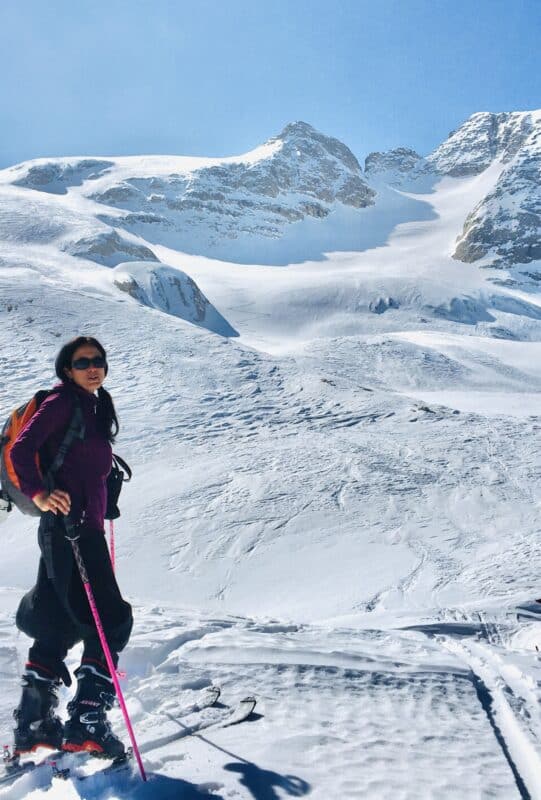 Catia Baldassarri, sci alpinista.