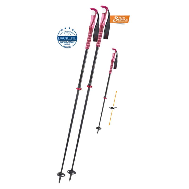 Bastone Komperdell Carbon C7 Ascent, le misure regolabili.