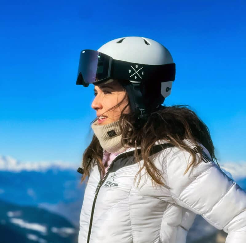 Francesca Lazzarini di Bolzano, maestra di sci.