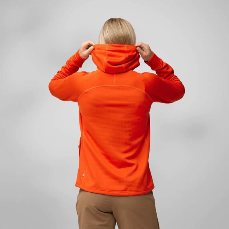 Fjällräven - Abisko Grid Fleece Hoodie W
