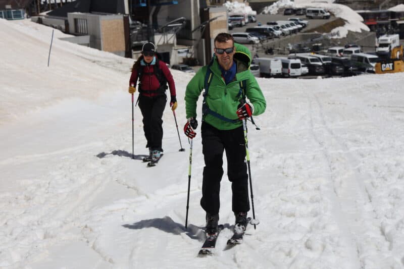 Angelo Galbiati allo Stelvio con La Sportiva.